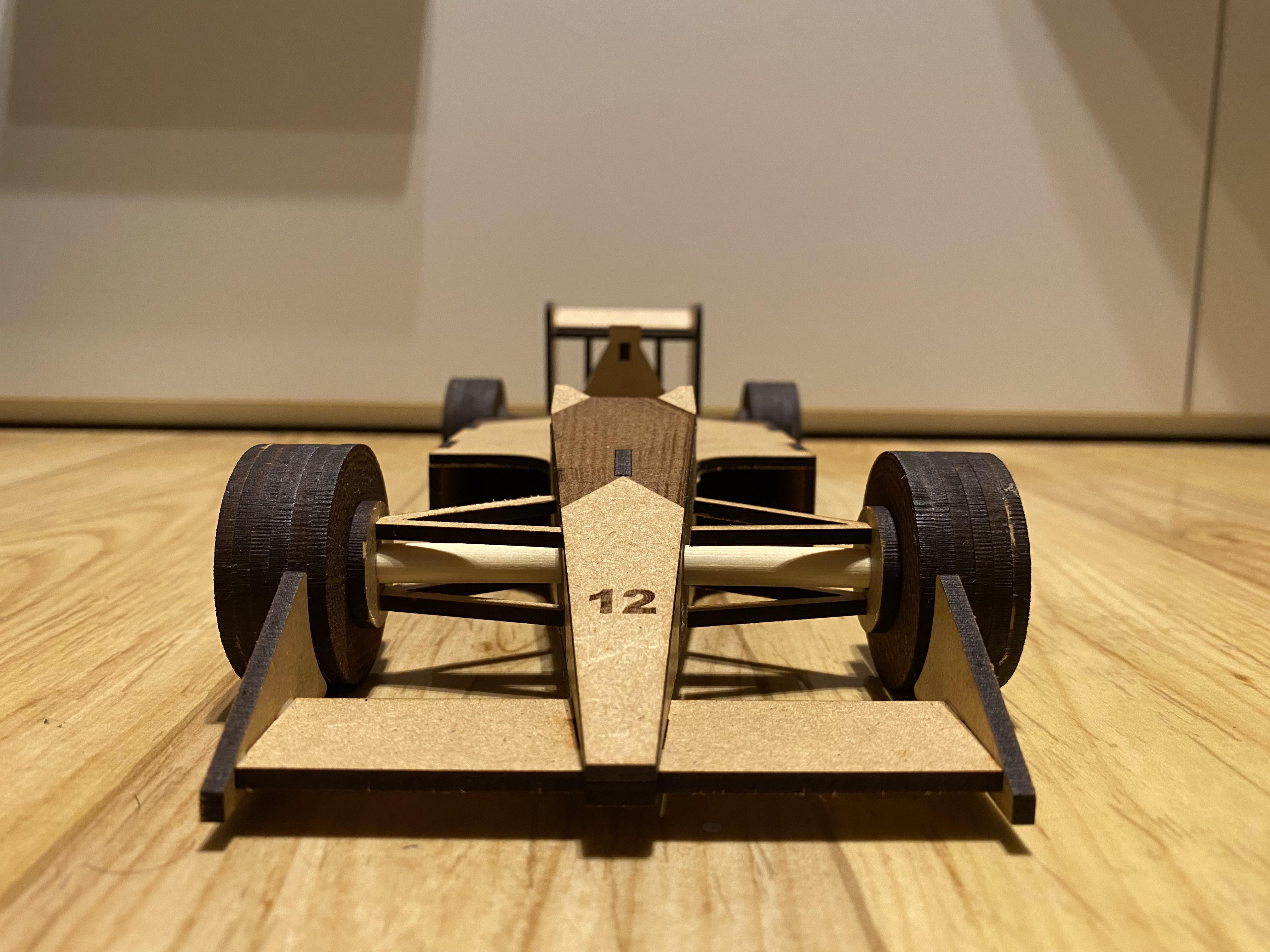 another wood f1 car