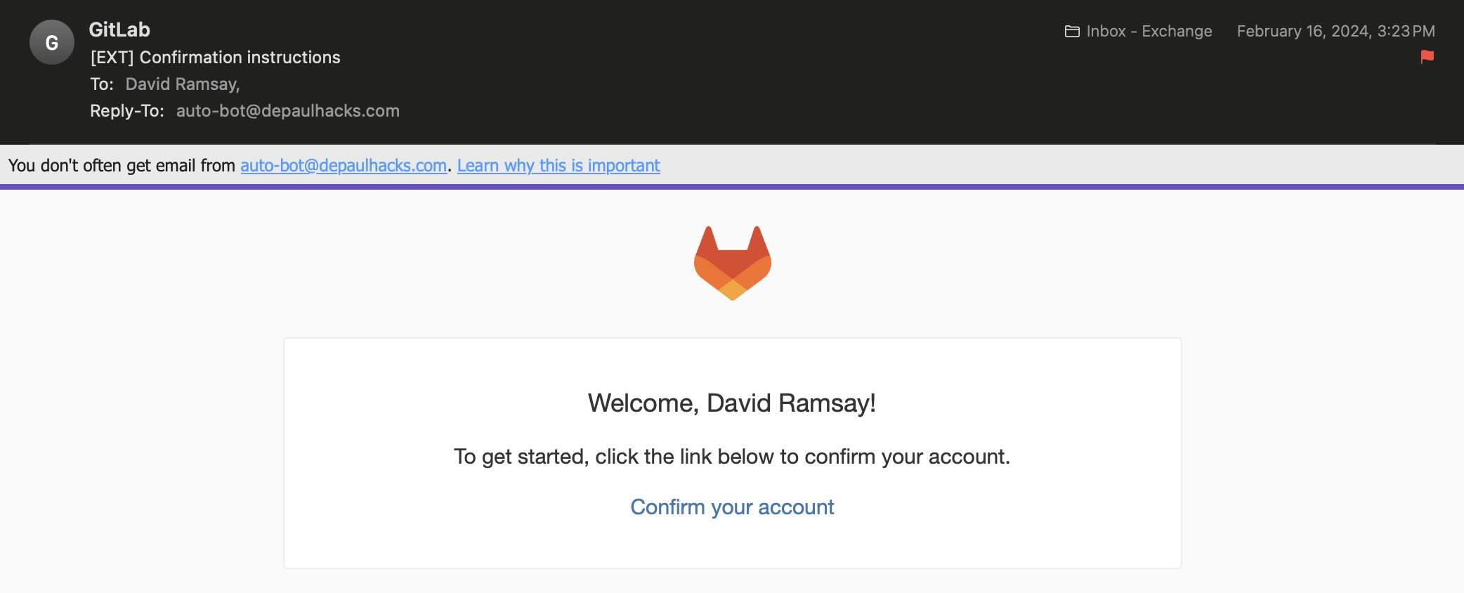 Email You'll Recieve